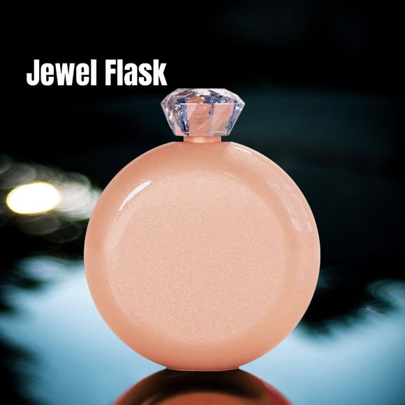 Disguise Your Liquor! Stainless Steel Jewel Flask, Perfect Drink Lover Gift - Picture 1 of 3